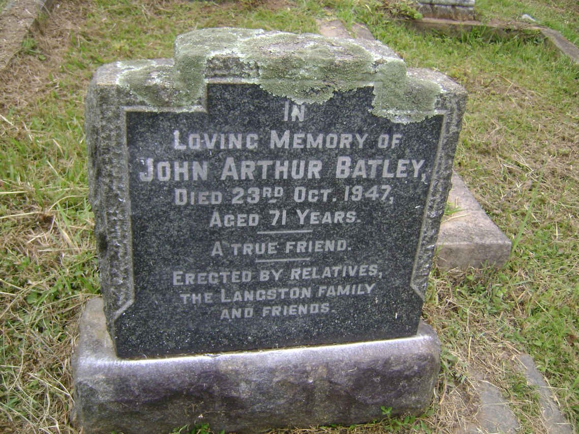 BATLEY John Arthur -1947