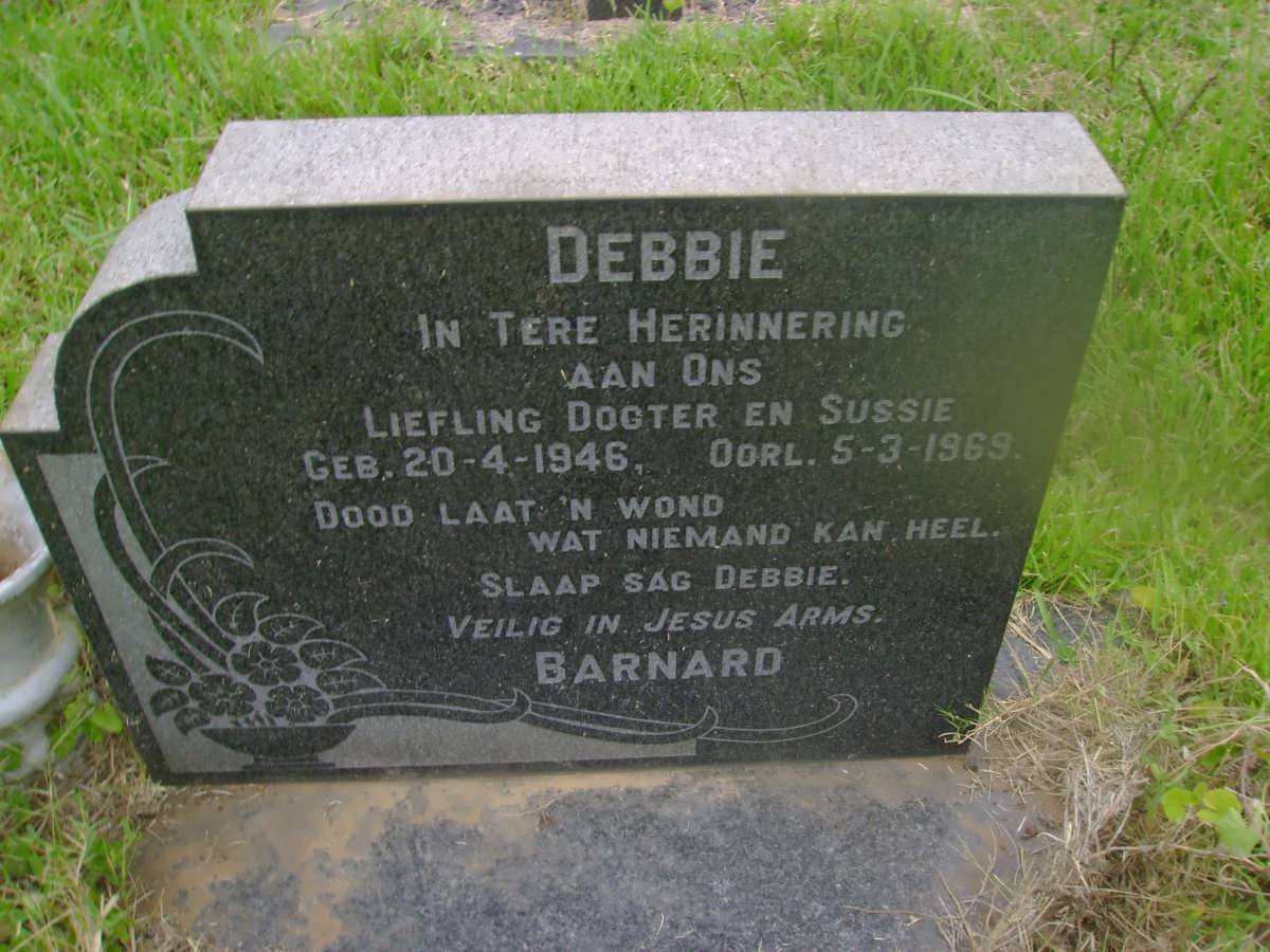 BARNARD Debbie 1946-1969