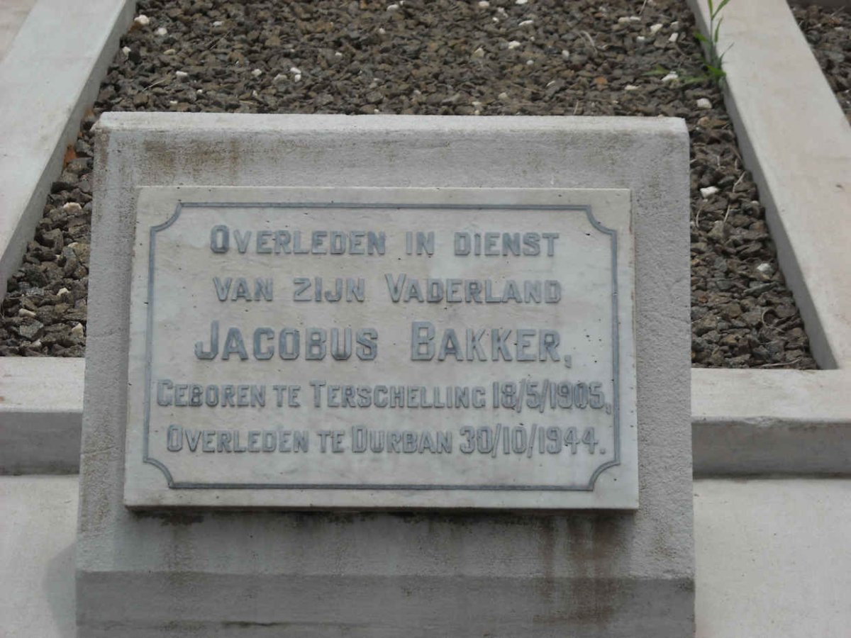 BAKKER Jacobus 1905-1944