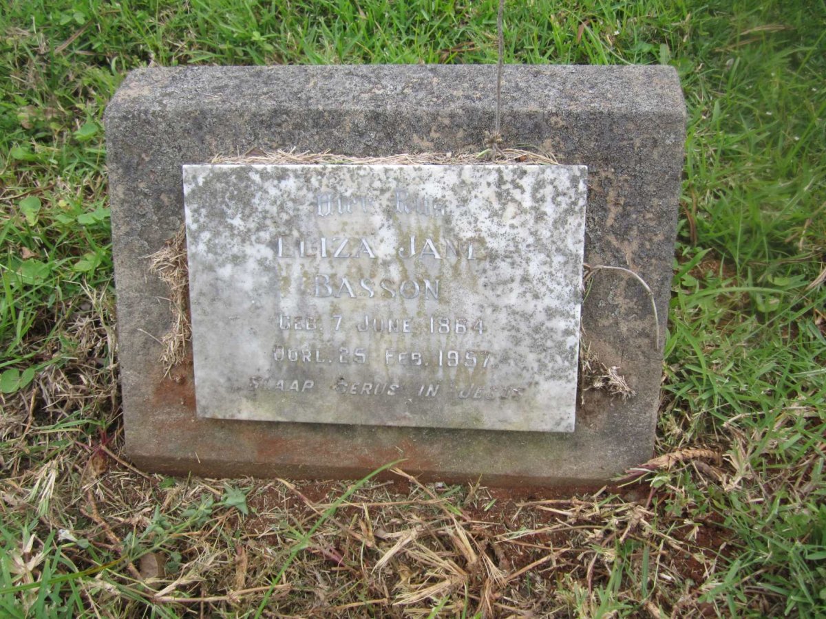BASSON Eliza Jane 1864-1957