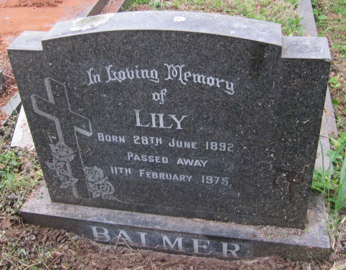 BALMER Lily 1892-1975