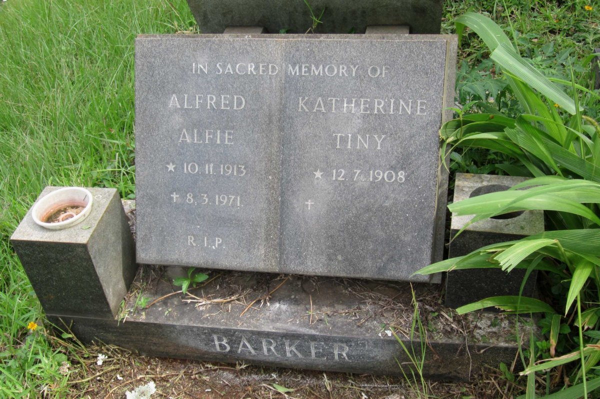 BARKER Alfred 1913-1971 &amp; Katherine 1908-