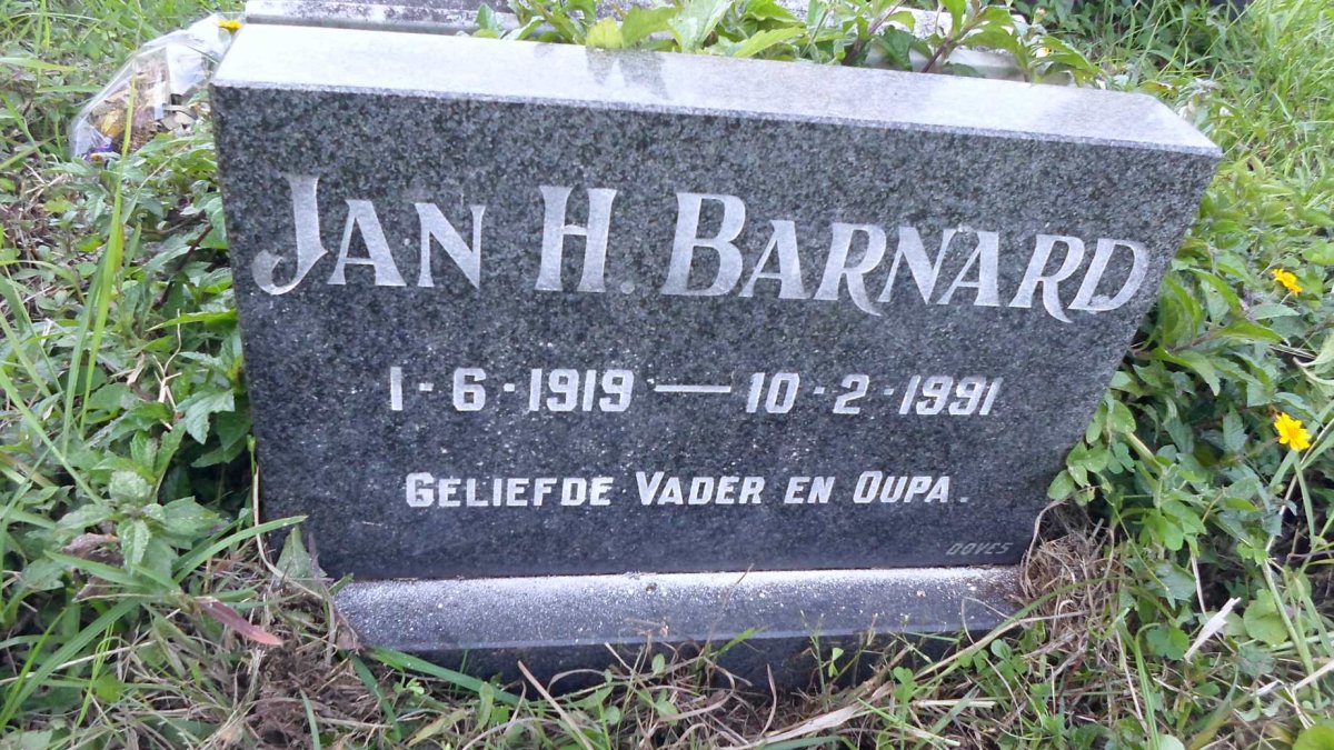 BARNARD Jan H. 1919-1991