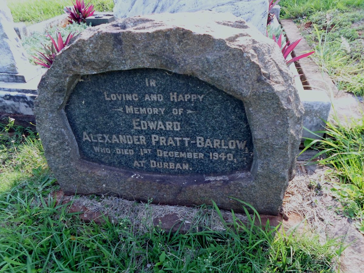 BARLOW Edward Alexander, PRATT -1940