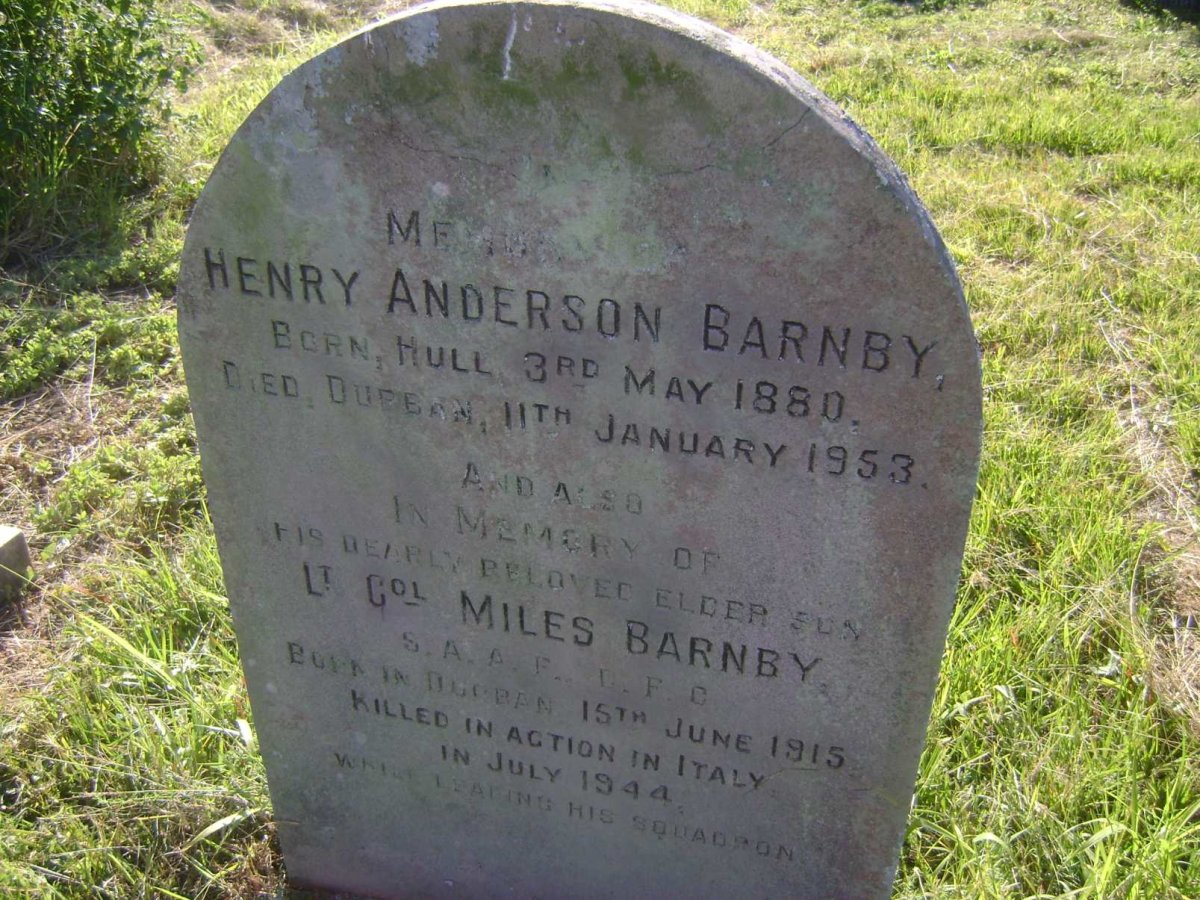 BARNBY Henry Anderson 1880-1953 :: BARNBY Miles 1915-1944
