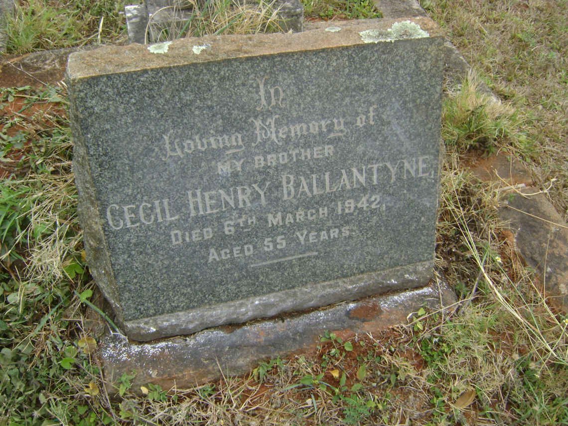 BALLANTYNE Cecil Henry -1942
