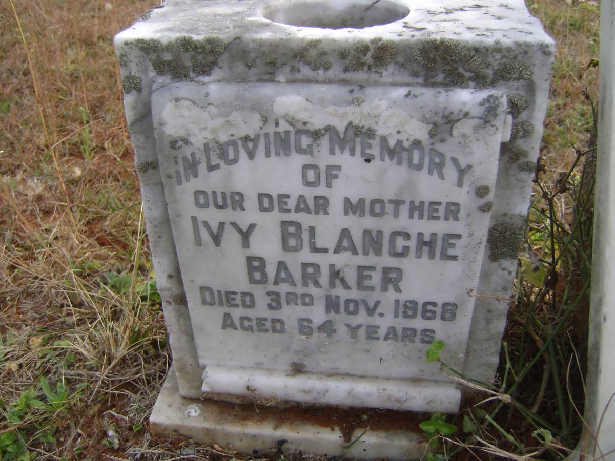 BARKER Ivy Blanche -1968