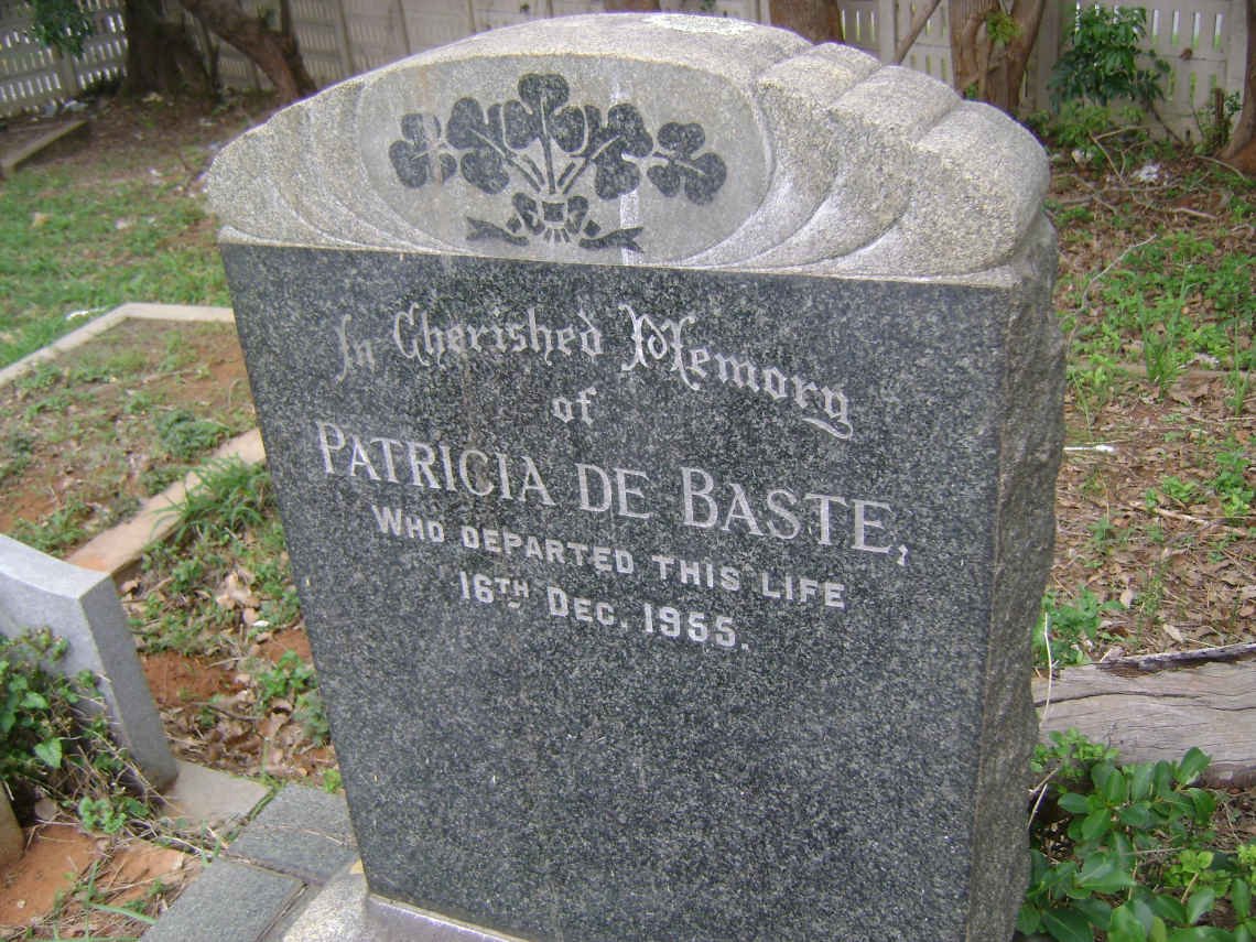 BASTE Patricia, de -1955