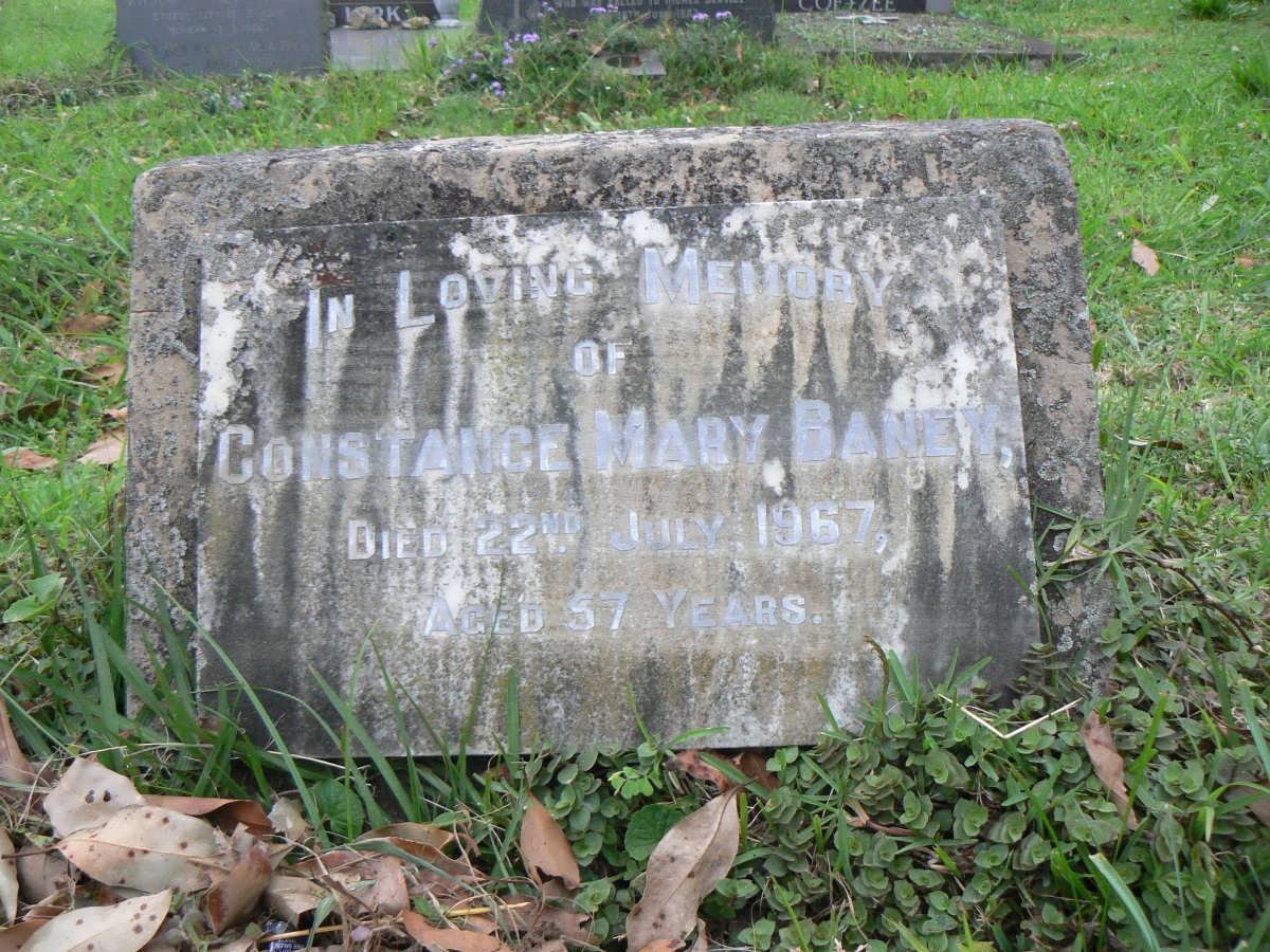 BANEY Constance Mary -1967