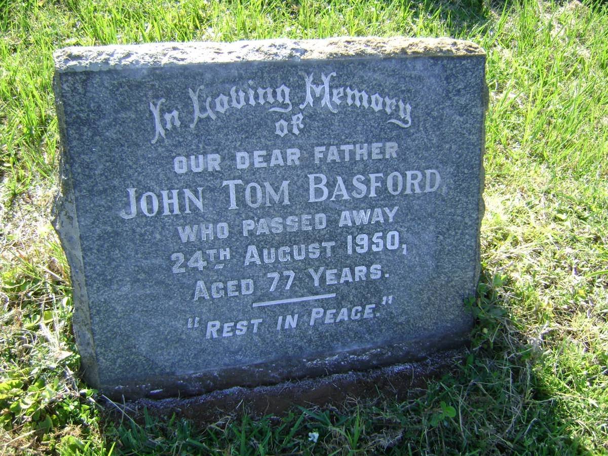 BASFORD John Tom -1950