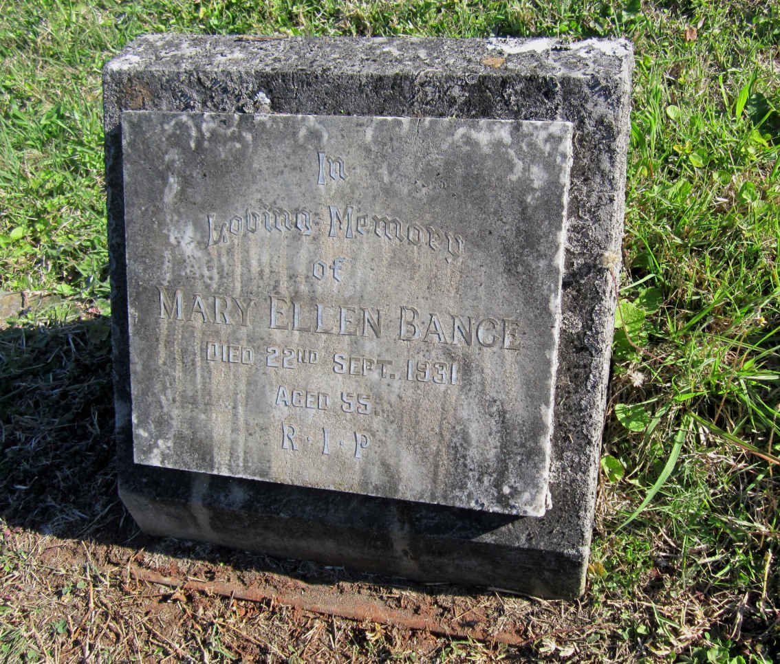 BANCE Mary Ellen -1931