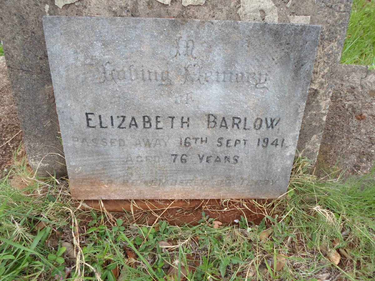 BARLOW Elizabeth -1941
