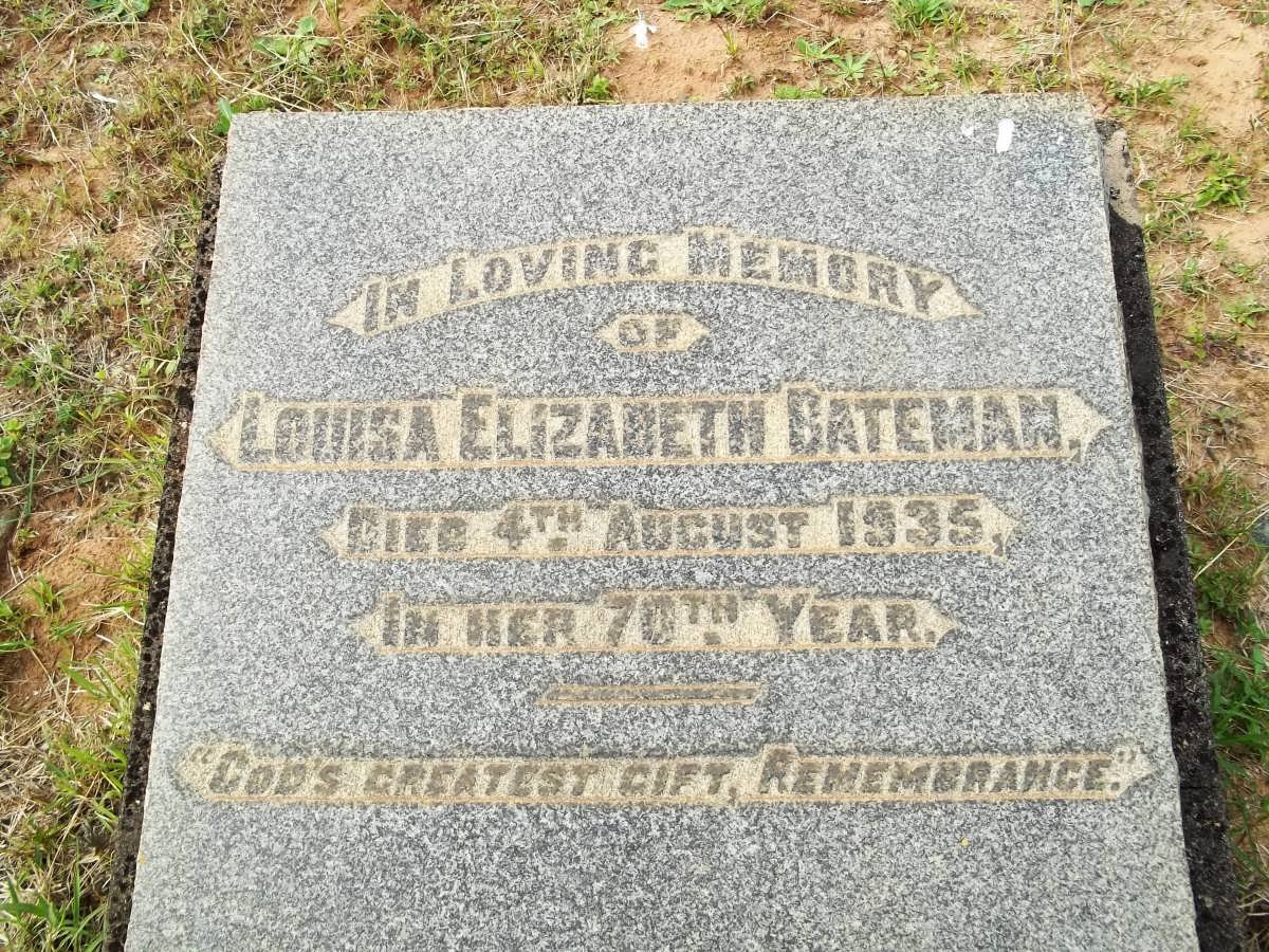 BATEMAN Louisa Elizabeth -1935