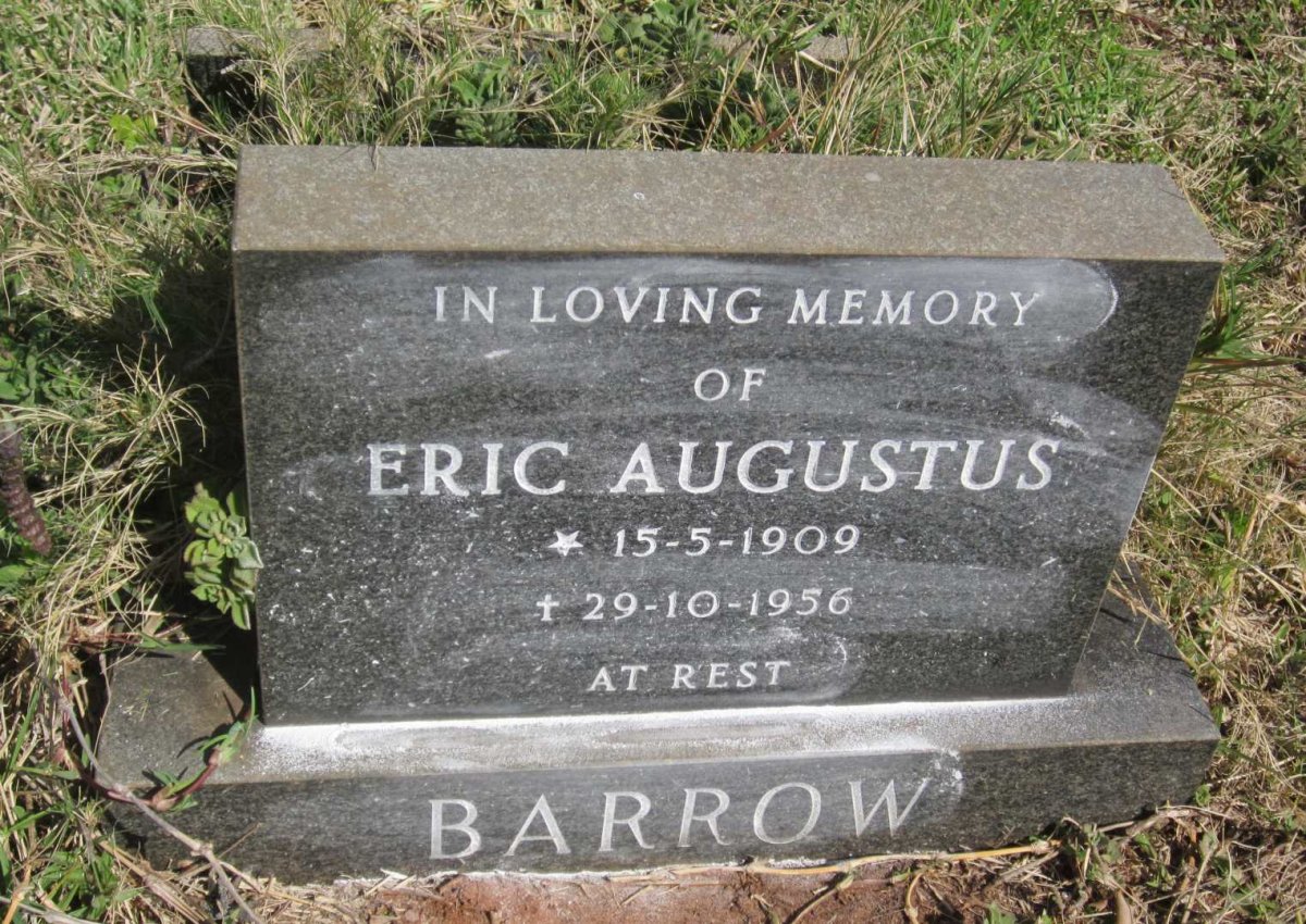 BARROW Eric Augustus 1909-1956