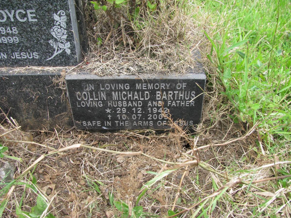 BARTHUS Collin Michald 1942-2005