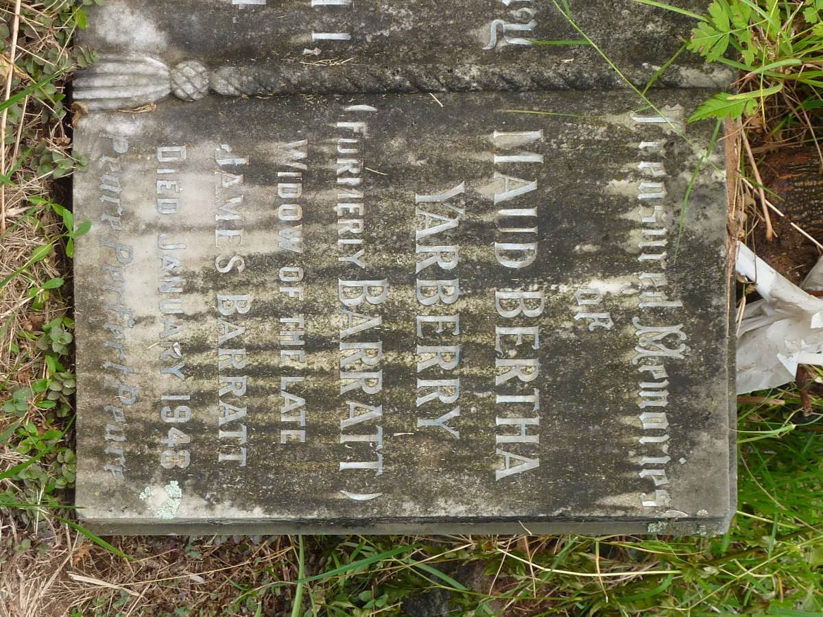  YARBERRY Bertha, formerly BARRATT -1948