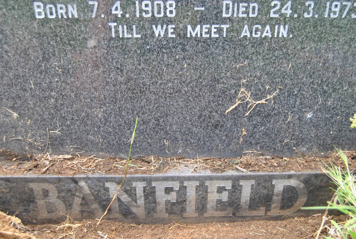 BANFIELD Cecil 1908-1973