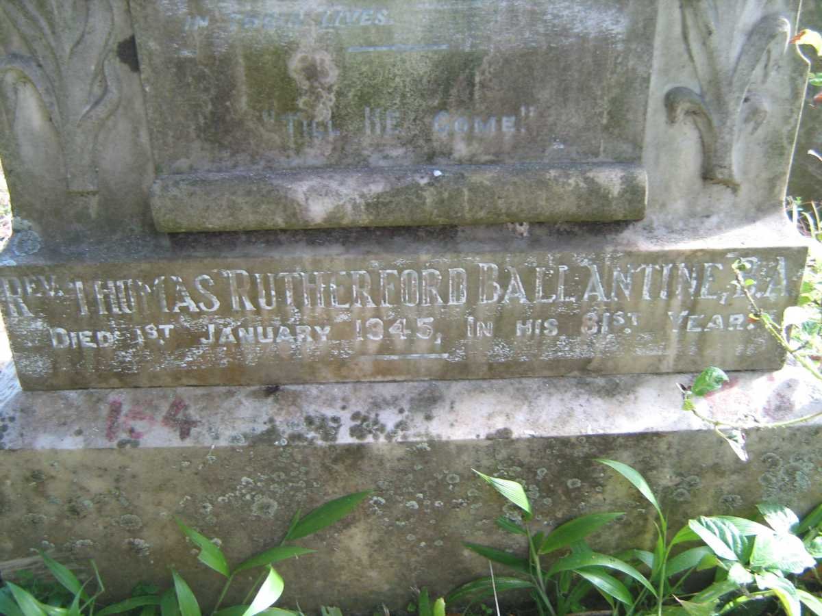 BALLANTINE Thomas Rutherford -1945