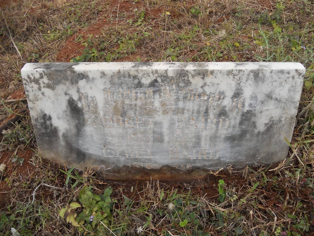 BAIRD Robert 1853-1925 &amp; Ethel 1878-1956