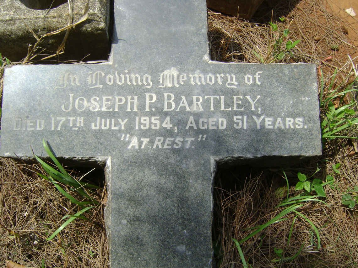 BARTLEY Joseph P. -1954