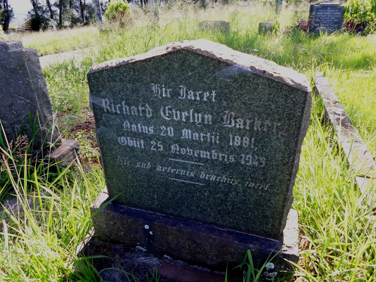 BARKER Richard Evelyn 1881-1943