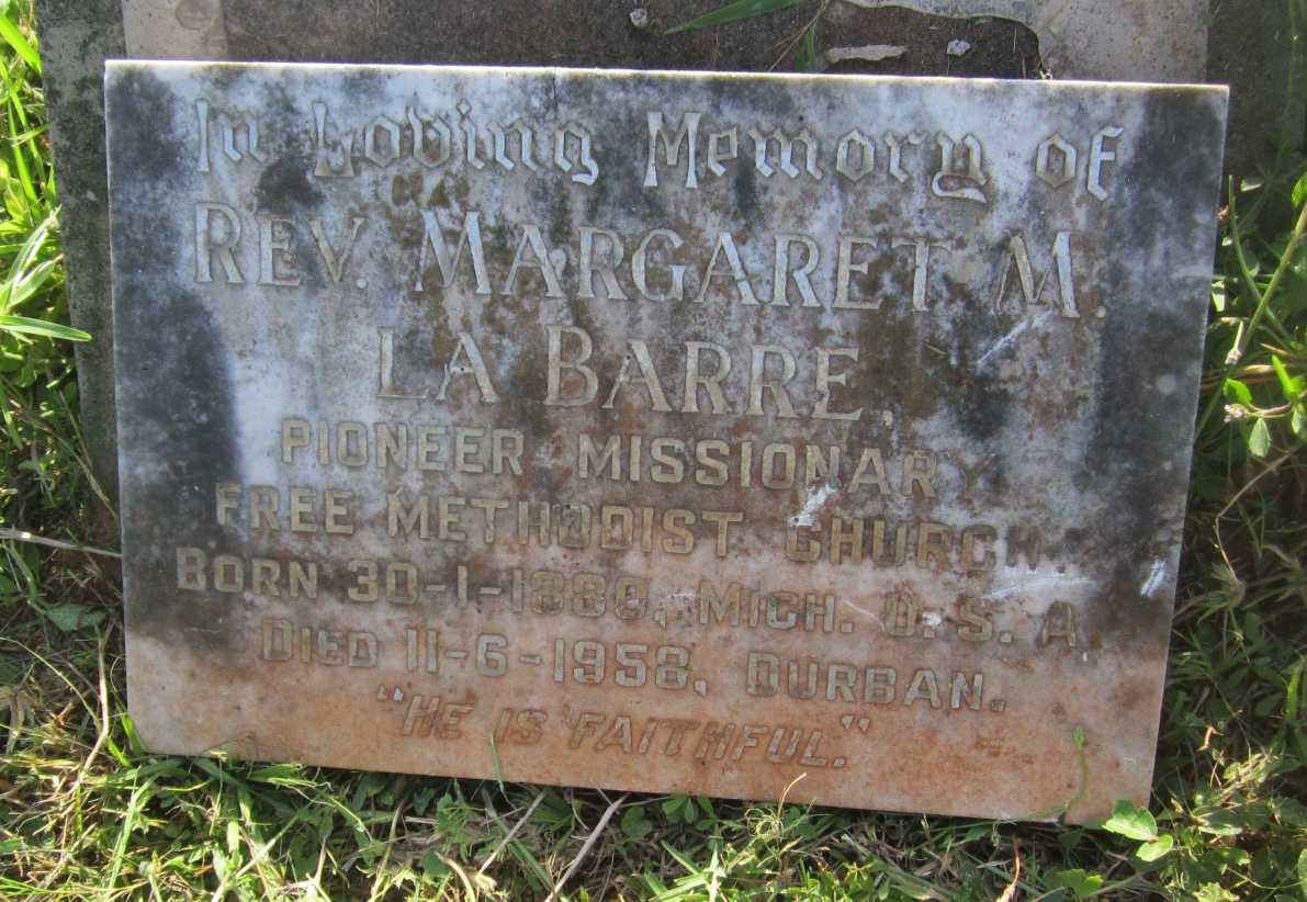 BARRE Margaret M., la 1880-1958