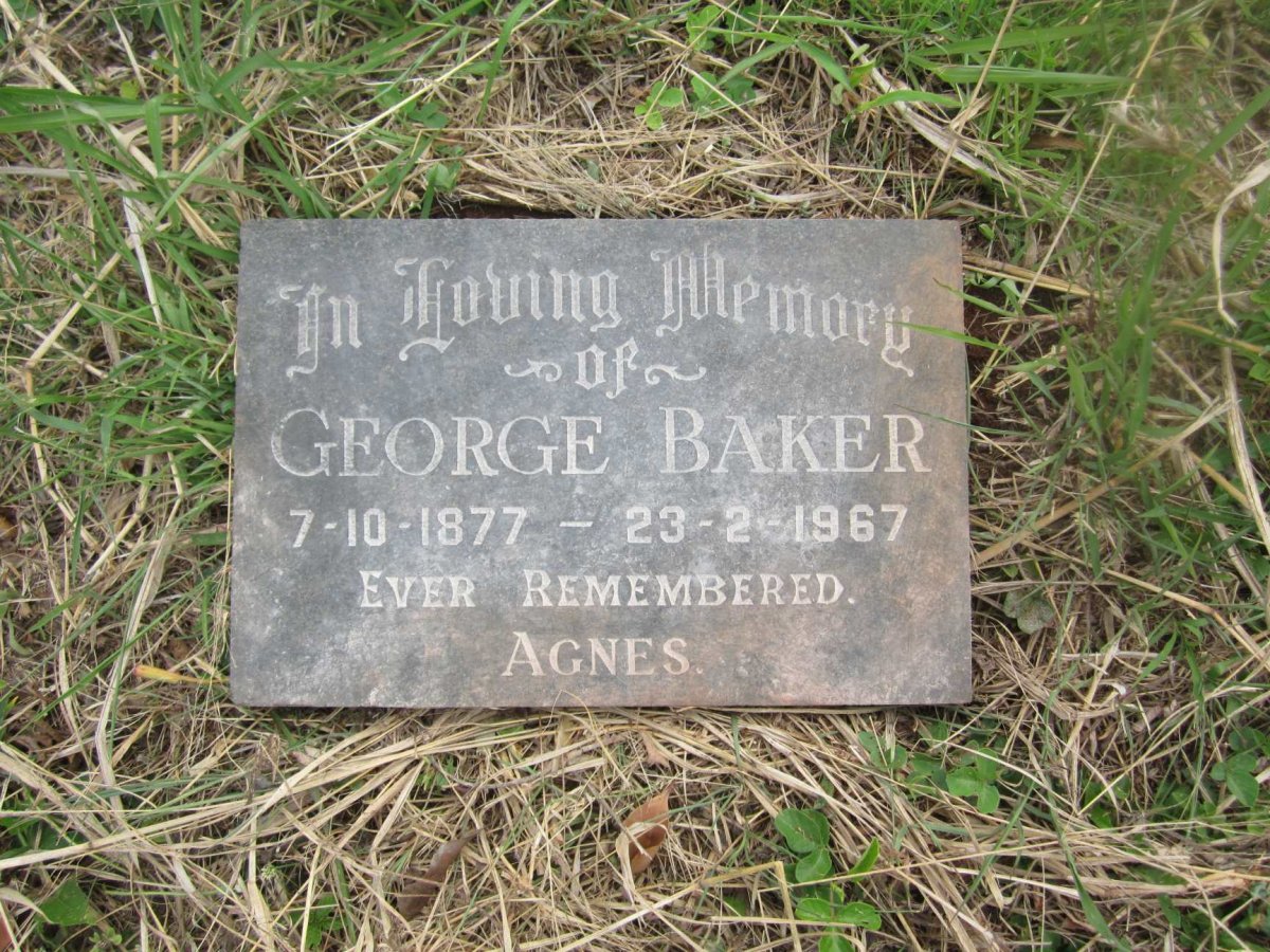 BAKER George 1877-1967