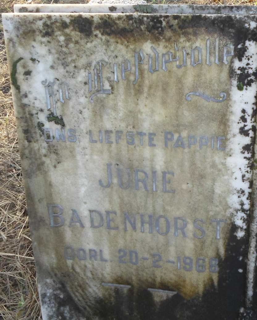 BADENHORST Jurie -1968