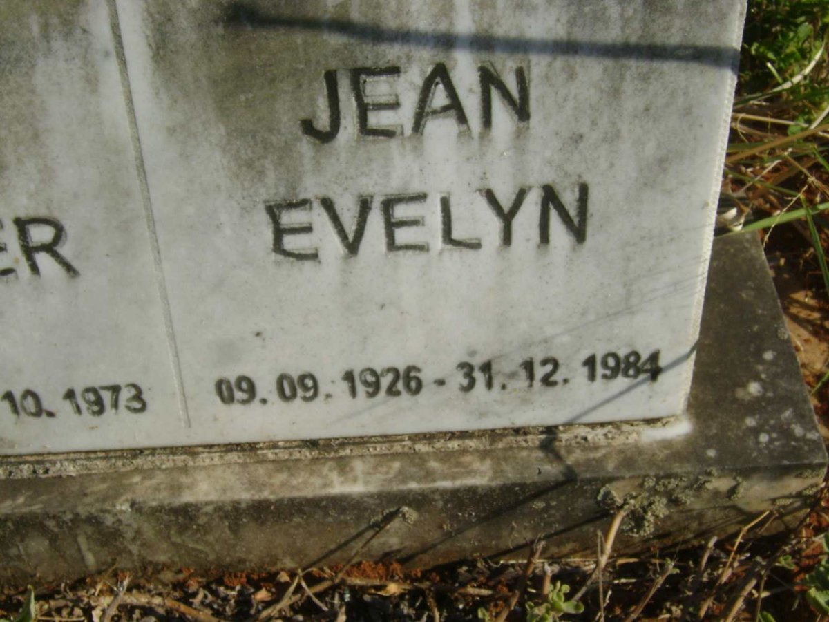 BARNES Jean Evelyn 1926-1984