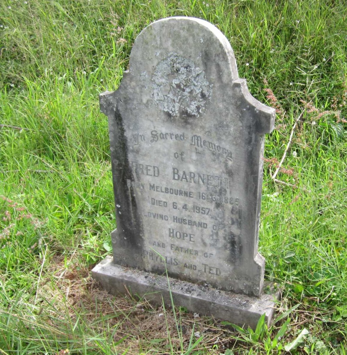BARNETT Fred 1889-1957