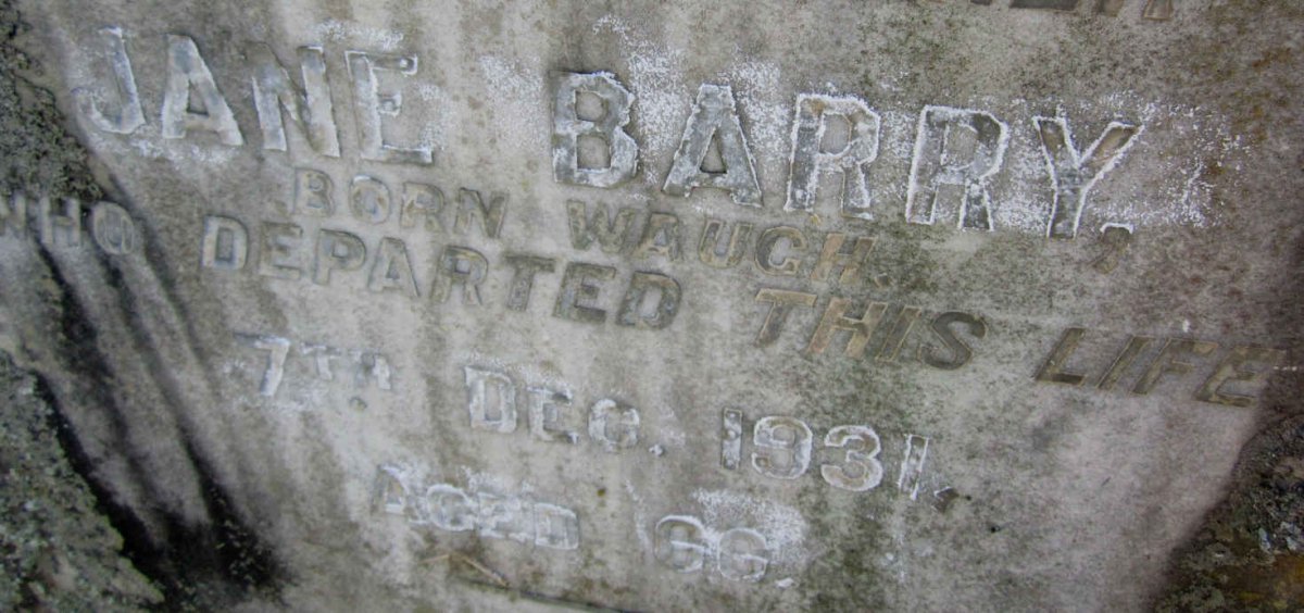 BARRY Jane nee WAUGH -1931