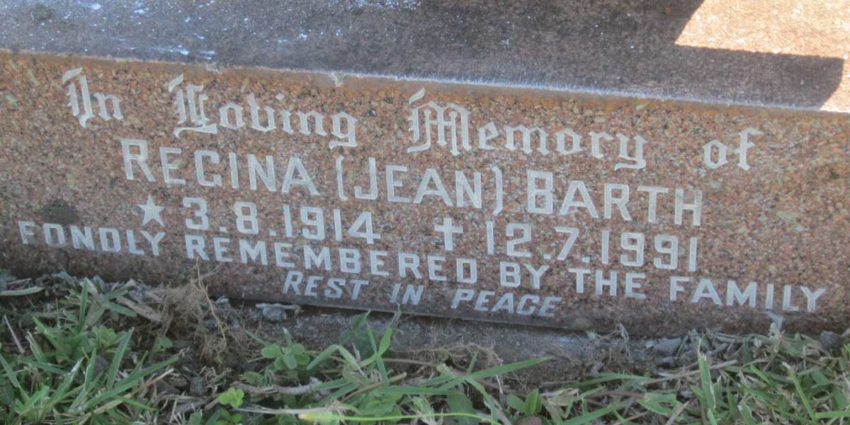 BARTH Regina 1914-1991