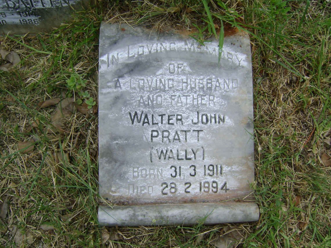 PRATT Walter John 1911-1994