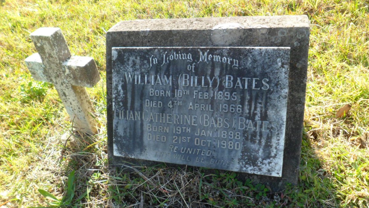 BATES William 1895-1966 &amp; Lilian Catherine 1898-1980
