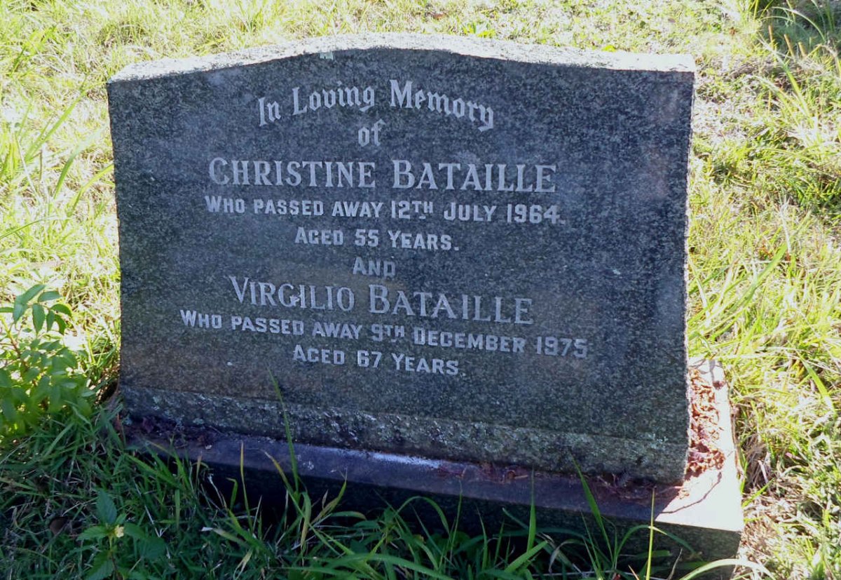 BATAILLE Virgilio  -1975 &amp; Christine  -1964
