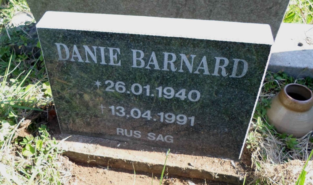 BARNARD Danie 1940-1991