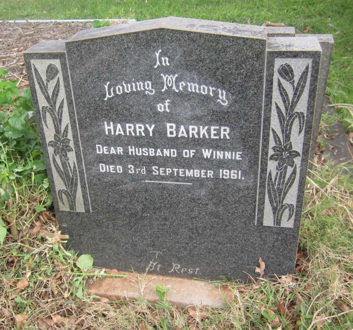 BARKER Harry -1961
