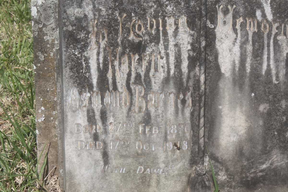 BARNES Harry Osmond 1876-1948