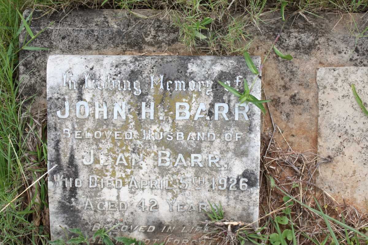 BARR John H. -1926