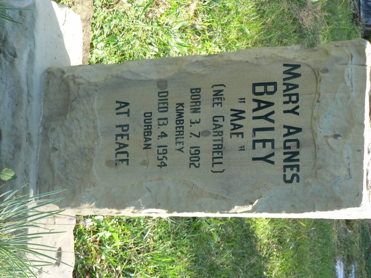 BAYLEY Mary Agnes nee GARTRELL 1902-1954