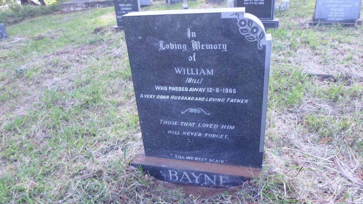 BAYNE William -1966