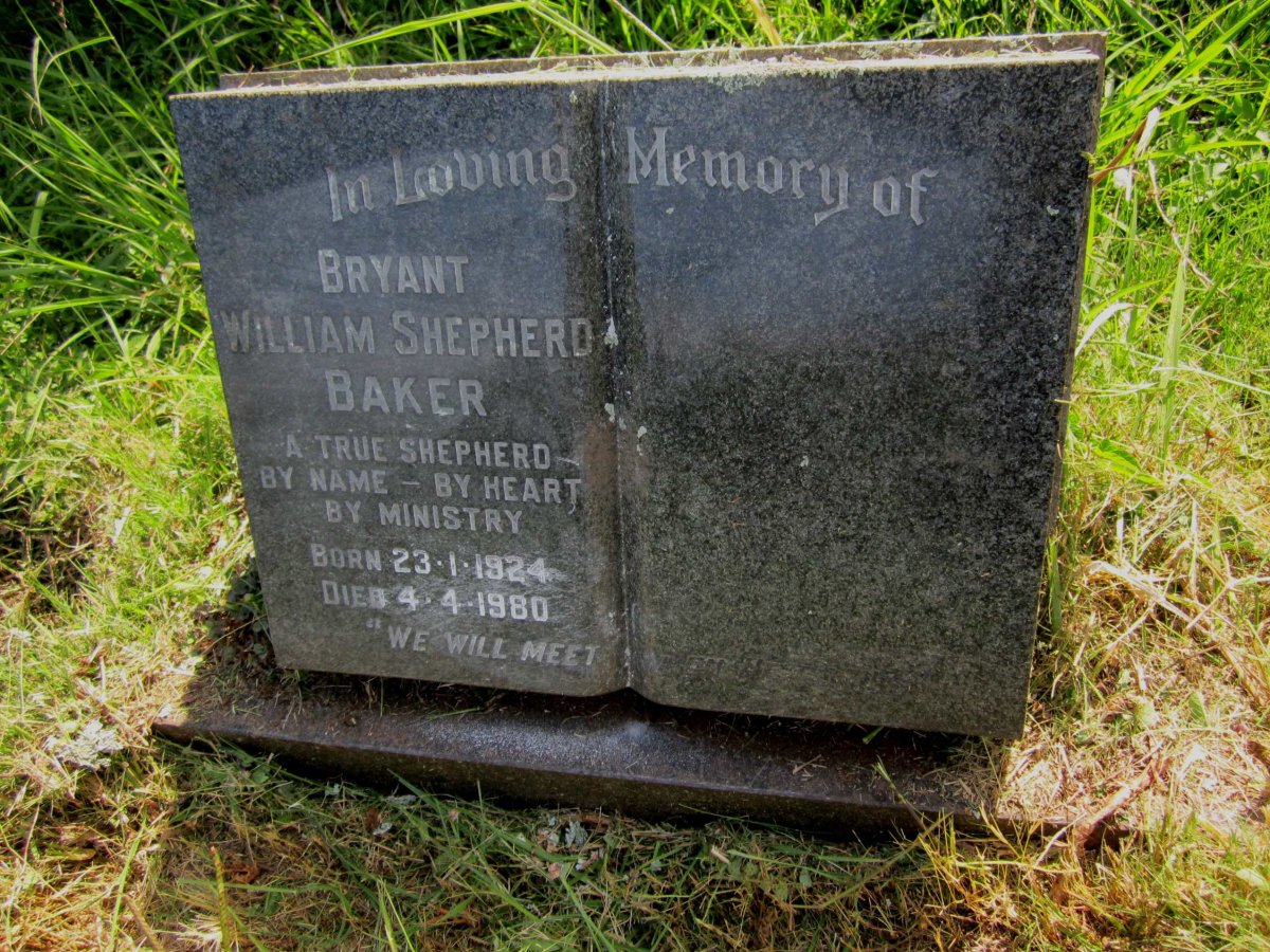 BAKER Bryant William Shepherd 1924-1980
