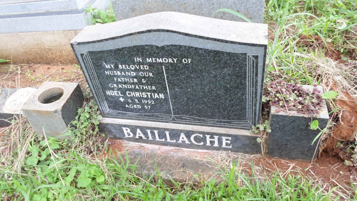 BAILLACHE Noël Christian -1992