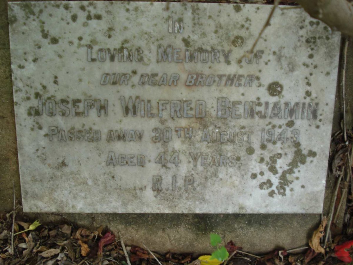 BENJAMIN Joseph Wilfred -1943
