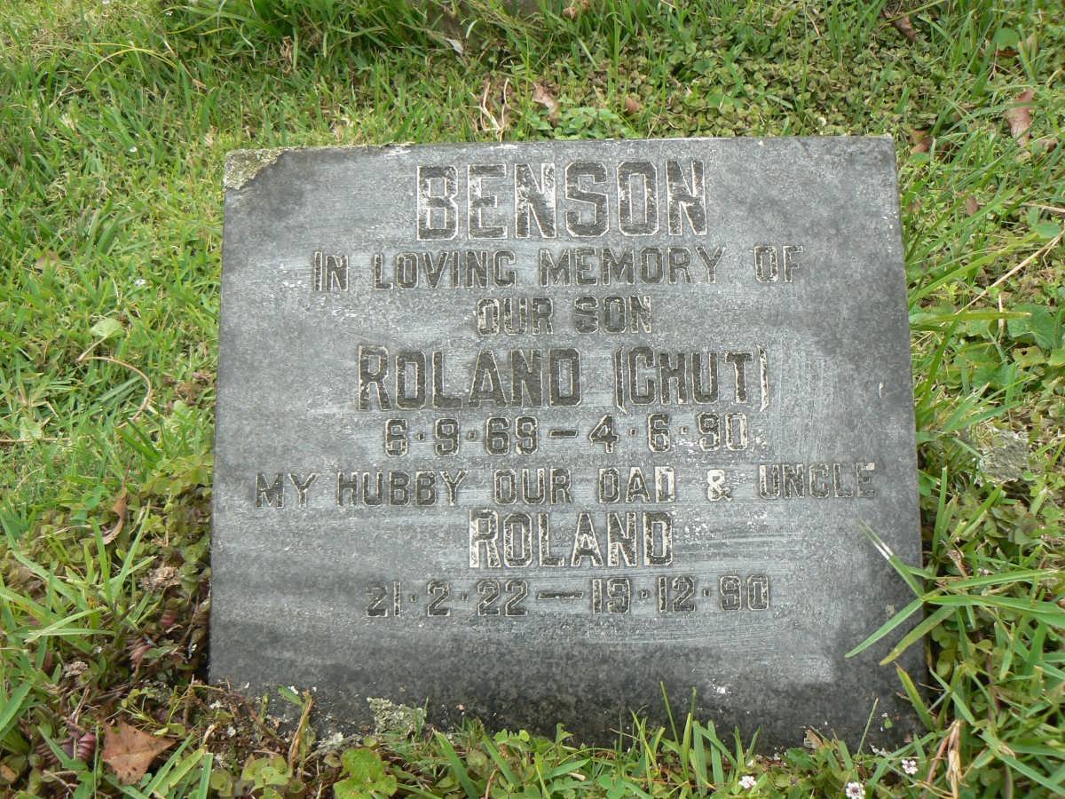 BENSON Roland 1922-1990 :: BENSON Roland 1969-1990