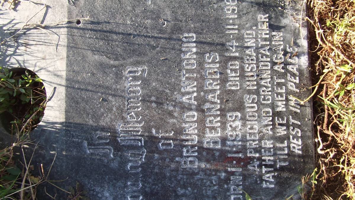BERNARDIS Bruno Antonio 1939-1988