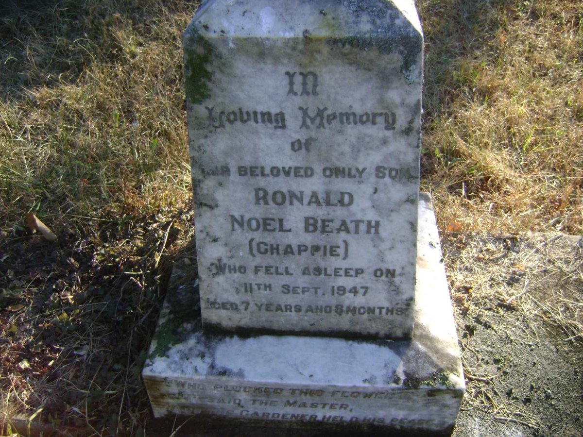 BEATH Ronald Noel -1947
