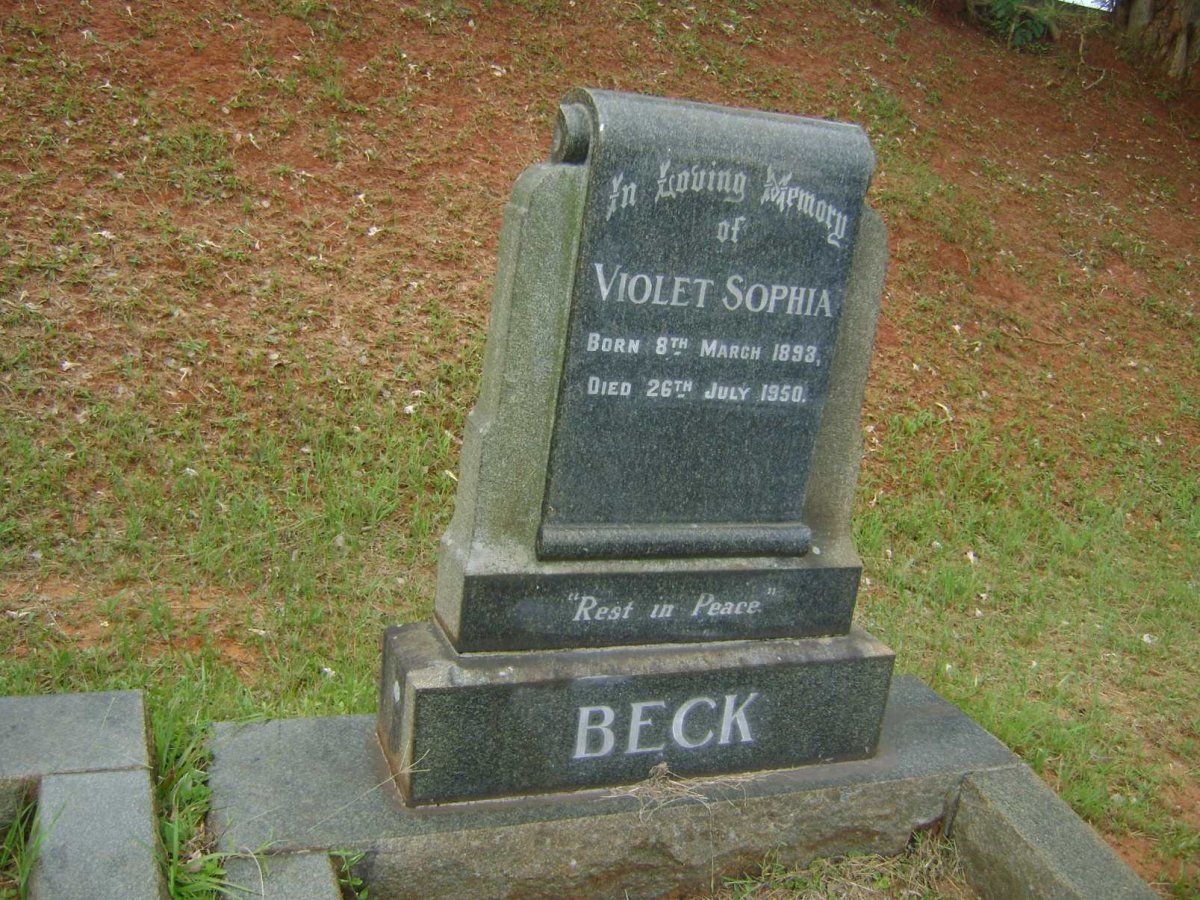 BECK Violet Sophia 1893-1950