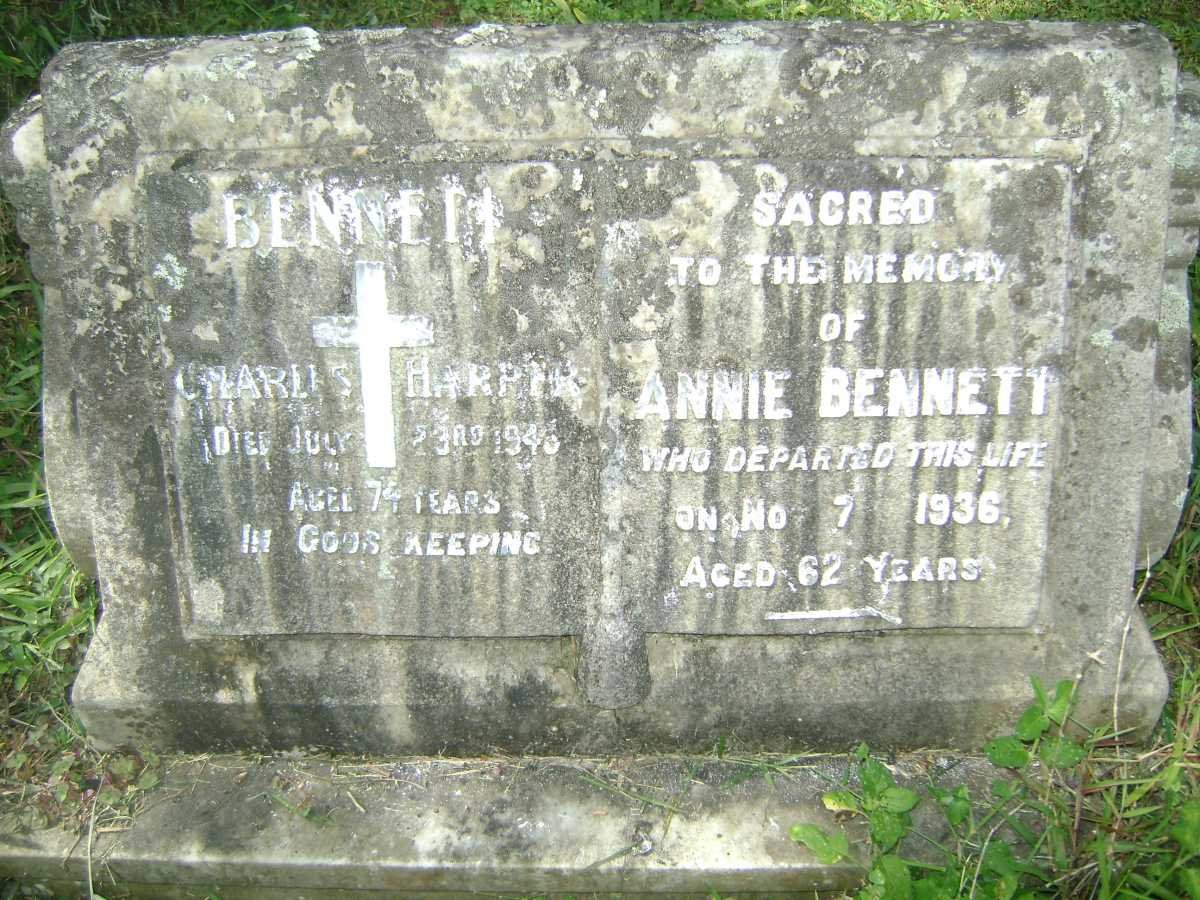 BENNETT Charles Harper -1948 &amp; Annie -1936