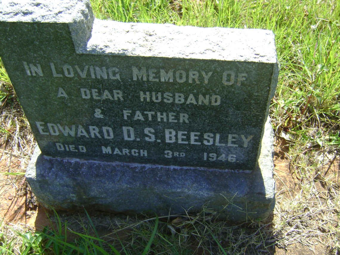 BEESLEY Edward D.S. -1946